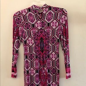 Venus Pink Print Dress